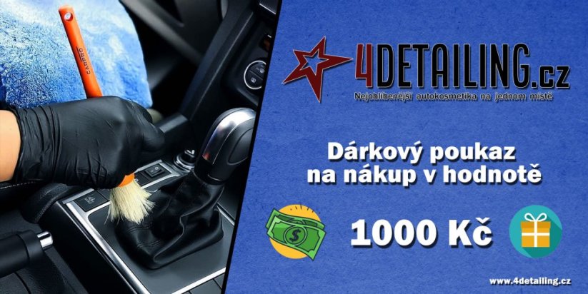 Dárkový poukaz - Hodnota: 1000 Kč