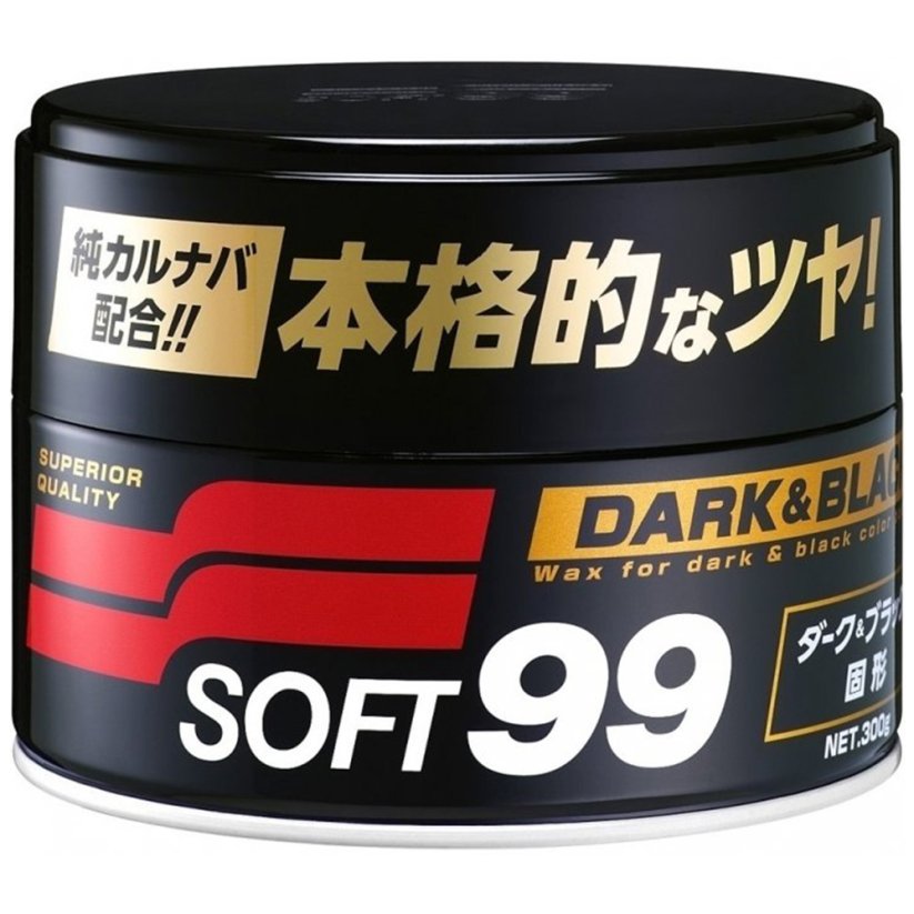SOFT99 Soft Wax - syntetický tuhý vosk - Odstín laku: Dark