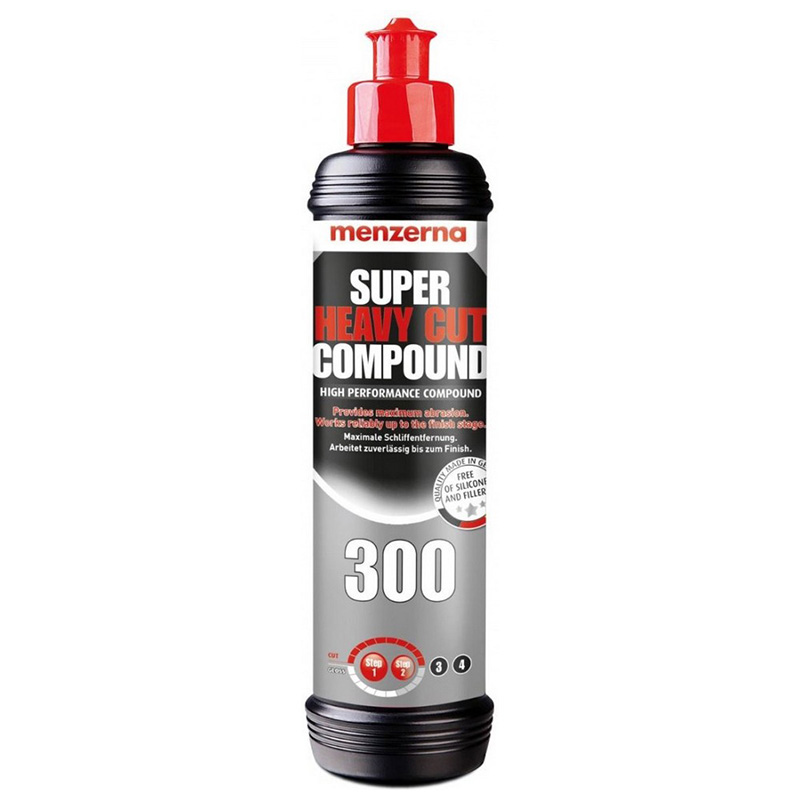 Menzerna Super Heavy Cut Compound 300 - leštící pasta extra hrubá - Objem: 250 ml