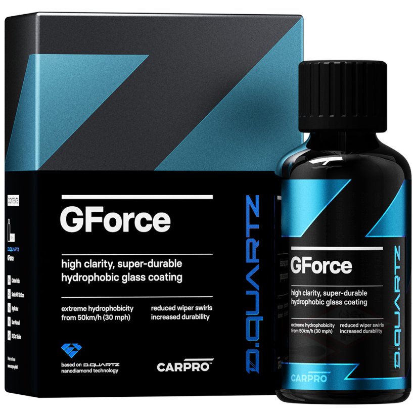 Nano-diamantové tekuté stěrače - CARPRO DQUARTZ GForce - Objem: 10 ml
