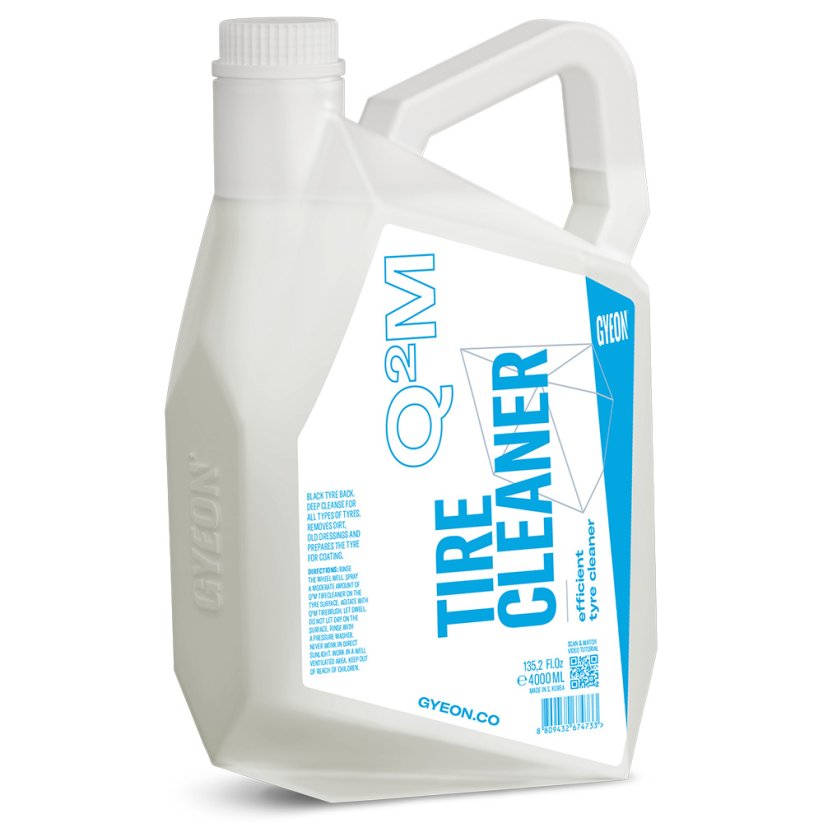 Gyeon Q2M TireCleaner - čistič pneumatik - Objem: 4 l