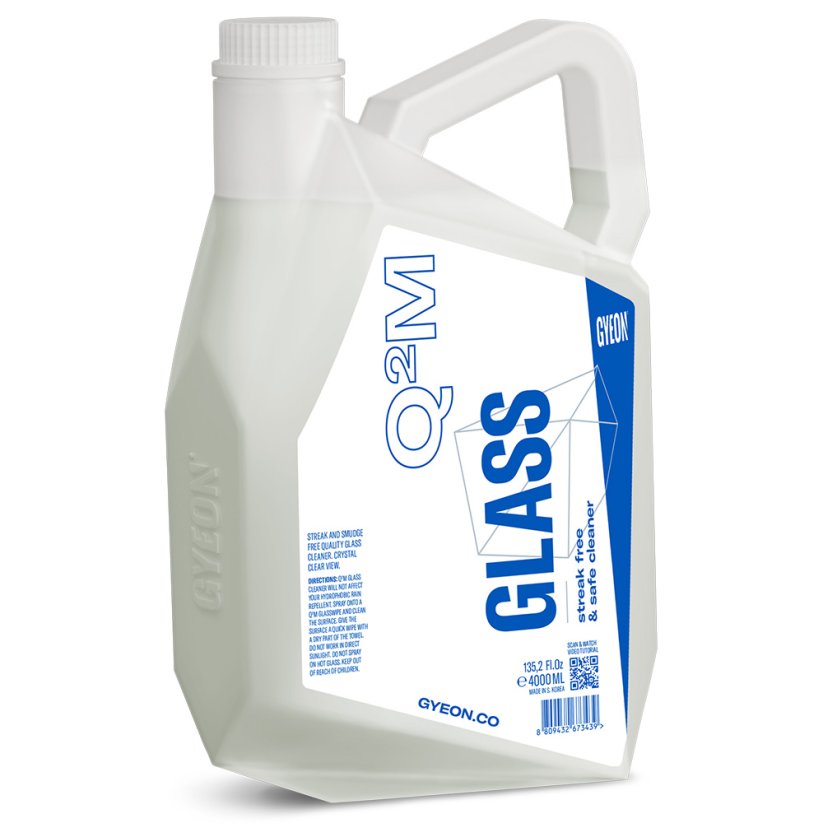 Gyeon Q2M Glass - čistič oken šetrný k ochranám - Objem: 4 l