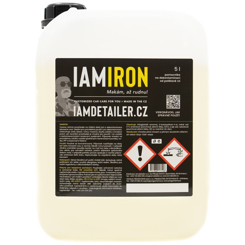 Odstraňovač polétavé rzi - IAM IRON - Objem: 5 l