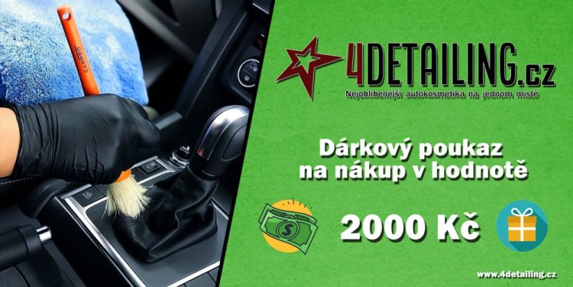 Dárkový poukaz - Hodnota: 2000 Kč