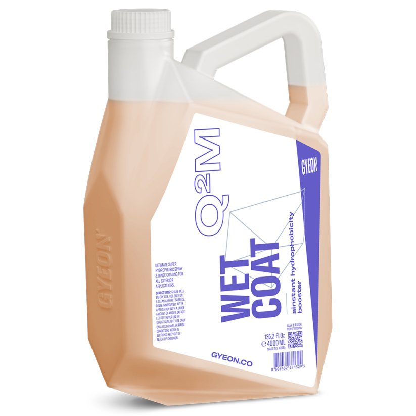 Gyeon Q²M WetCoat - keramická ochrana ve spreji - Objem: 4 l