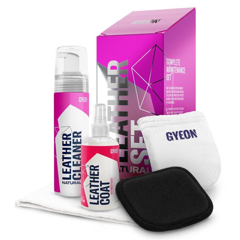 Sada pro péči o kůži - Gyeon Q²M LeatherSet NATURAL