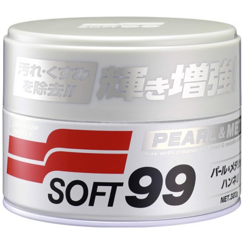 SOFT99 Soft Wax - syntetický tuhý vosk - Odstín laku: Pearl & Metallic