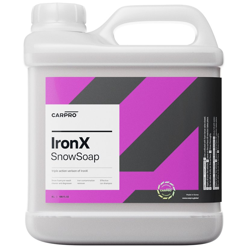 Dekontaminační autošampon - CARPRO IronX SnowSoap - Objem: 4 l