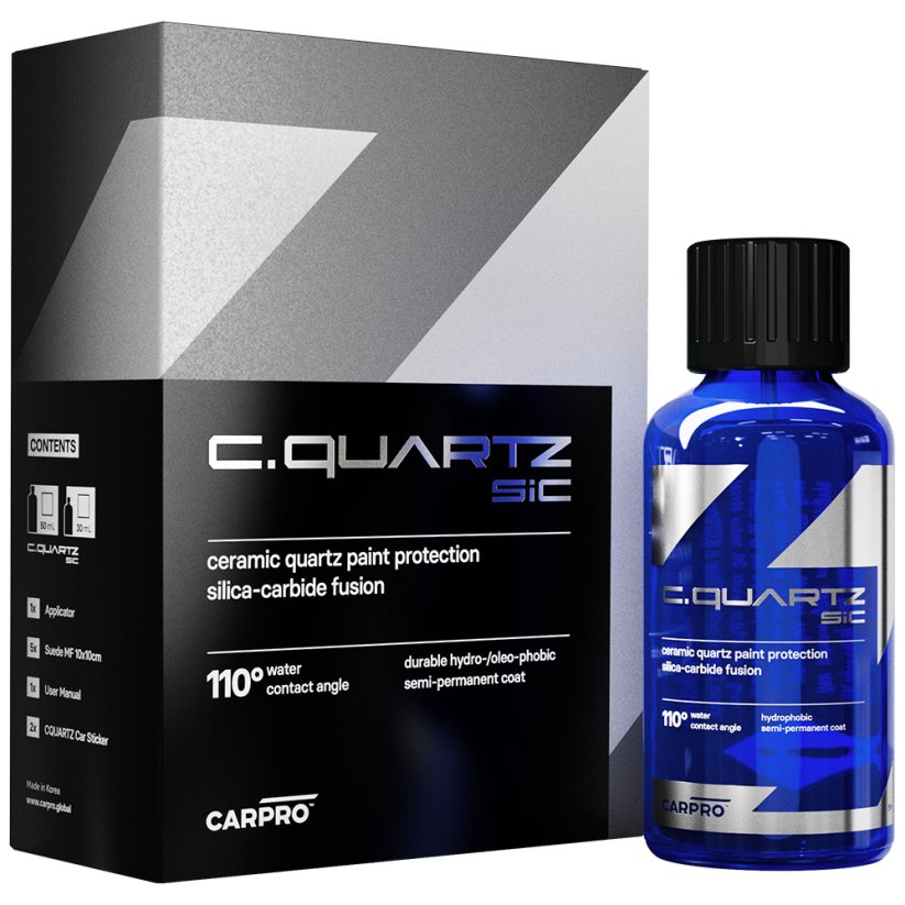 CARPRO CQUARTZ SiC - keramická ochrana laku s extrémní hladkostí a leskem