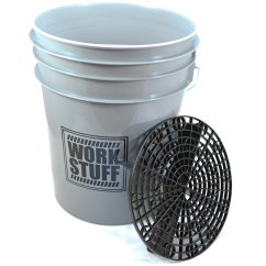 Work Stuff Wheel Bucket + Grit Guard - kbelík s ochrannou mřížkou