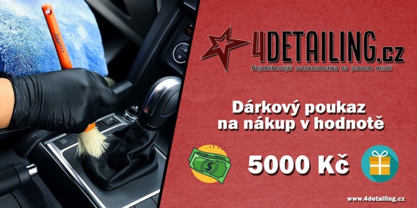 Dárkový poukaz - Hodnota: 5000 Kč