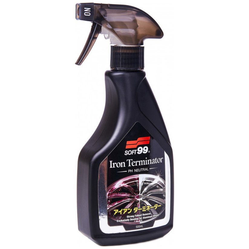 SOFT99 Iron Terminator - odstraňovač polétavé rzi a brzdného prachu