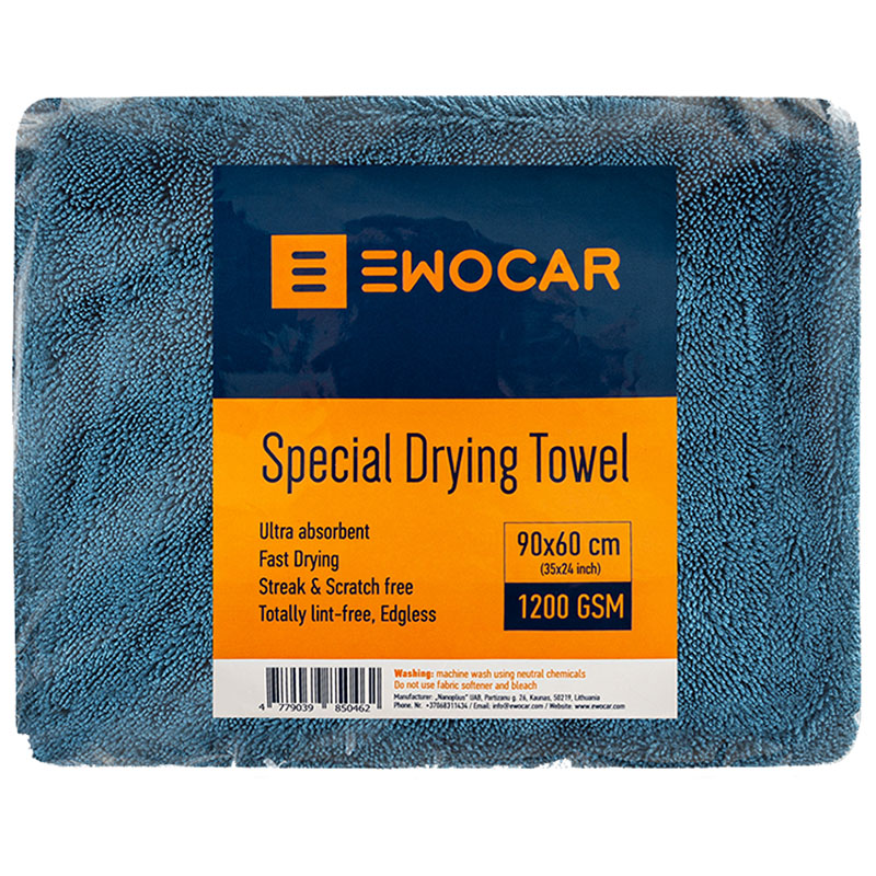Sušicí ručník, 60 x 90 cm (1200 gsm) - Ewocar Special Drying Towel Big